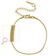 Armb&auml;nder aus Stainless Steel - Rostfreiem Stahl Gold