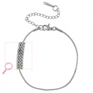 Armb&auml;nder aus Stainless Steel - Rostfreiem Stahl Silver