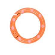 Farbiges Zubeh&ouml;r Schl&uuml;ssel Anh&auml;nger Ring Orange-pink