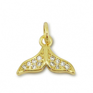 Brass TQ Metall Anh&auml;nger Schwanz Gold