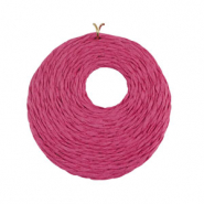 Bast Anhänger 53mm Fuchsia