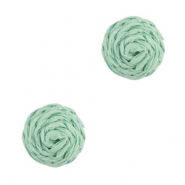 Bast Anhänger 12mm Mint green