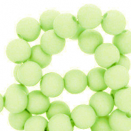 8 mm Acrylperlen Lime green