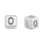 Metall Perlen Buchstabe DQ 0 Antik silber (Nickelfrei)