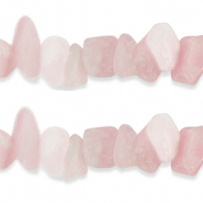 Chips Steine Perlen Rosenquarz Rose quartz