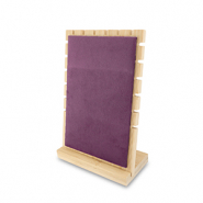 Schmuckdisplay f&uuml;r Ketten Natural-aubergine purple
