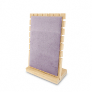 Schmuckdisplay f&uuml;r Ketten Natural-lilac purple