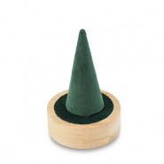 Schmuckdisplay f&uuml;r Ringe Natural-dark green
