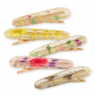 Mixed-haaraccessoires haarclip Getrocknete Bl&uuml;mchen Mixed colors