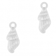 Stainless Steel - Rostfrei Stahl Anh&auml;nger H&uuml;lse Silver