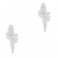 Stainless Steel - Rostfrei Stahl Anh&auml;nger H&uuml;lse Silver