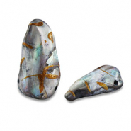 S&uuml;sswasserperlen Irregular Dark grey-brown