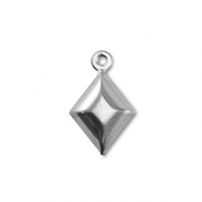 Stainless Steel - Rostfrei Stahl Anh&auml;nger Rhombus Silver