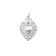 Brass TQ Metall Anh&auml;nger Hertz mit Lotos Silver