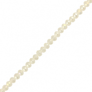 Top Glas Facett Perlen 8x6mm rondellen Transparent