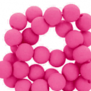 6 mm Acrylperlen Fuchsia