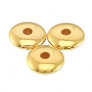 DQ Metall Perlen disc 5x1.5mm Gold (Nickelfrei)