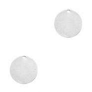 Designer Quality Metall f&uuml;r ImpressArt Anh&auml;nger 10mm Antik silber (Nickelfrei)