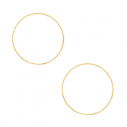 Metall Zubeh&ouml;r DQ Ring 10mm Gold (Nickelfrei)