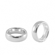 Metall Zubeh&ouml;r DQ Ring 8mm Antik Silber (Nickelfrei)