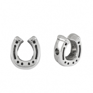 Metall Perlen DQ Hufeisen Antik silber (Nickelfrei)