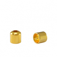 Metall Endkappen DQ &Oslash;3.2mm Gold (Nickelfrei)
