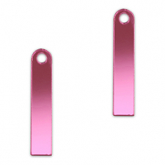 Statement-Anh&auml;nger Bar Metallic magenta purple