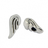 Metall Perlen DQ Engelsflügel Antik silber (Nickelfrei)