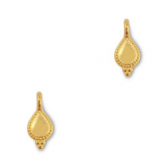 Metall Anh&auml;nger DQ Tropfenform Gold (Nickelfrei)