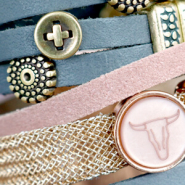 Schmucksets DQ Metall Netz Kordel