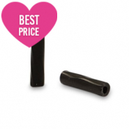 Glasperlen Rocailles Spezial Röhrchen twist Black