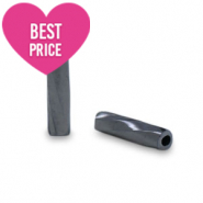 Glasperlen Rocailles Spezial Röhrchen twist Midnight blue