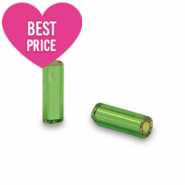 Glasperlen Rocailles Spezial Röhrchen Classic green