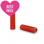 Glasperlen Rocailles Spezial Röhrchen Red