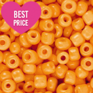 Glasperlen Rocailles 12/0 (2mm) Citrus orange