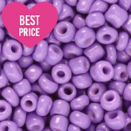 Glasperlen Rocailles 12/0 (2mm) Deep lavender purple