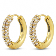 Ohrringe aus Stainless Steel - Rostfreiem Stahl Creolen Gold