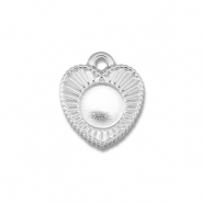 BY31&reg; Stainless Steel - Rostfrei Stahl Anh&auml;nger mit Fassung f&uuml;r SS16 Flat Back Silver