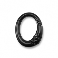 Farbiges Zubehör Schlüssel Anhänger Oval Black