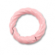 Farbiges Zubeh&ouml;r Schl&uuml;ssel Anh&auml;nger Ring Light pink