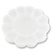 Schmuckdisplay Aufbewahrungsboxen 13 F&auml;cher Blume Transparent