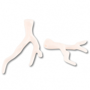 Acryl Anh&auml;nger Koralle Off white
