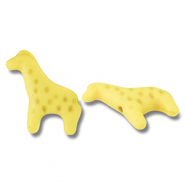 Perlen Keramik Giraffe Yellow