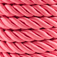 Trendy Kordel Twisted 10mm Light red