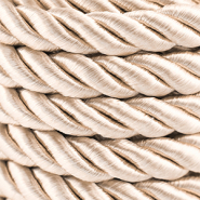Trendy Kordel Twisted 10mm Beige brown