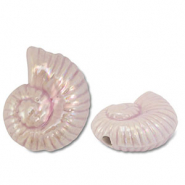 DQ Griechische Keramik Perlen Muschel Lilac