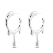 Metall Zubeh&ouml;r DQ Ohrringe Antik silber (Nickelfrei)