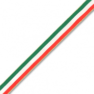BY31&reg; Schmuckband mit Italienisches Flaggenband Green-white-red-gold