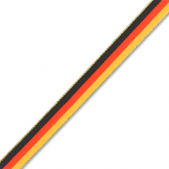 BY31&reg; Schmuckband mit Deutsches Flaggenband Black-red-yellow-gold