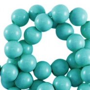 6 mm Acrylperlen shiny Aqua green